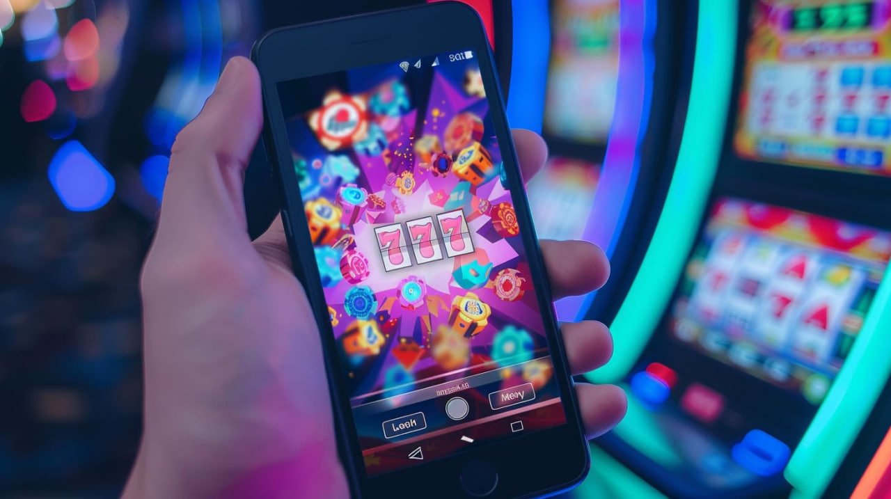shwe gaming မိုဘိုင်းအက်ပ် ဖုန်းပေါ်တွင် ကစားနေသောမြင်ကွင်း